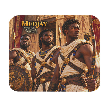 Medjay Patrol Mouse Pad | Protectors of the Kings | African Warrior Desk Decor