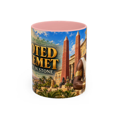 Rooted in Kemet Coffee Mug | A Legacy in Stone | Dollar Bill Symbolism