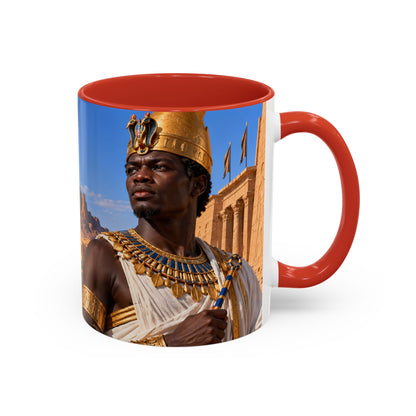 Taharqa Coffee Mug | King of Kush and Kemet | African History Mug