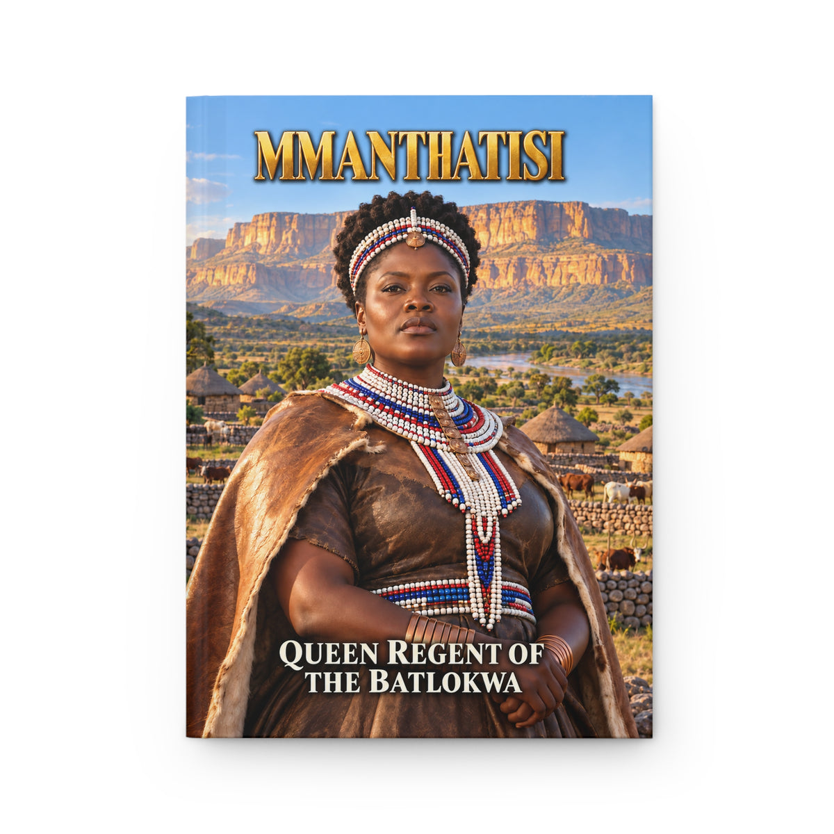 Queen Mmanthatisi Hardcover Journal | Warrior Queens | 150 Lined Pages