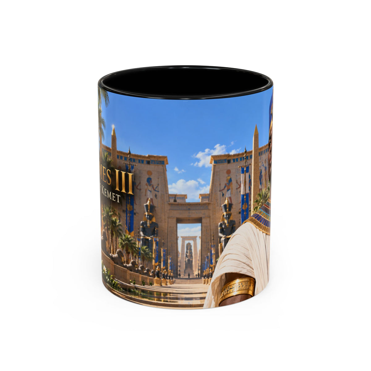 Djehutymes III Coffee Mug | Pharaoh of Kemet | African History Mug