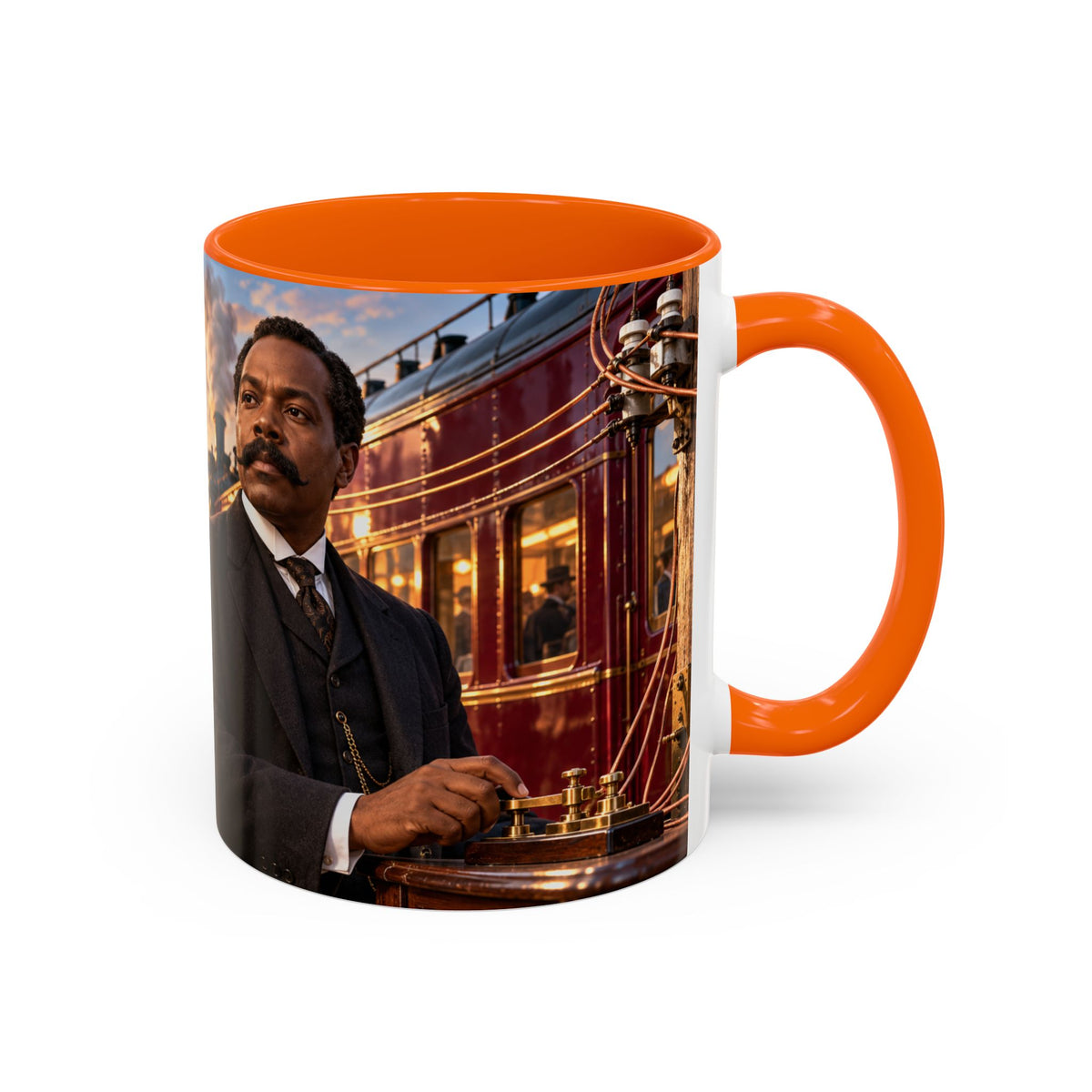 Granville T. Woods Coffee Mug | Ingenuity in Motion | Black Inventor Gift