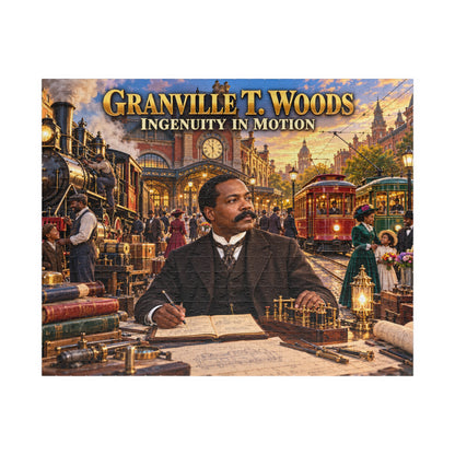 Granville T. Woods Jigsaw Puzzle | Ingenuity in Motion | Black Inventor Gift