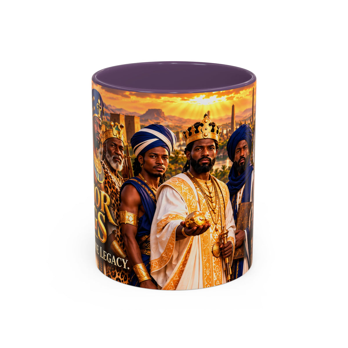 The Warrior Kings Coffee Mug | Seven Kings. One Legacy. | African History Gift
