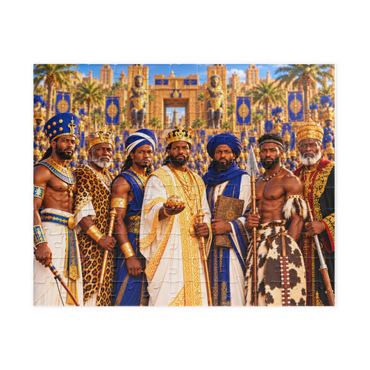 Warrior Kings of Africa 500-Piece Jigsaw Puzzle | African History & Black Royalty