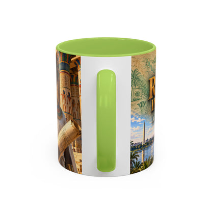 Rooted in Kemet Coffee Mug | A Legacy in Stone | Dollar Bill Symbolism