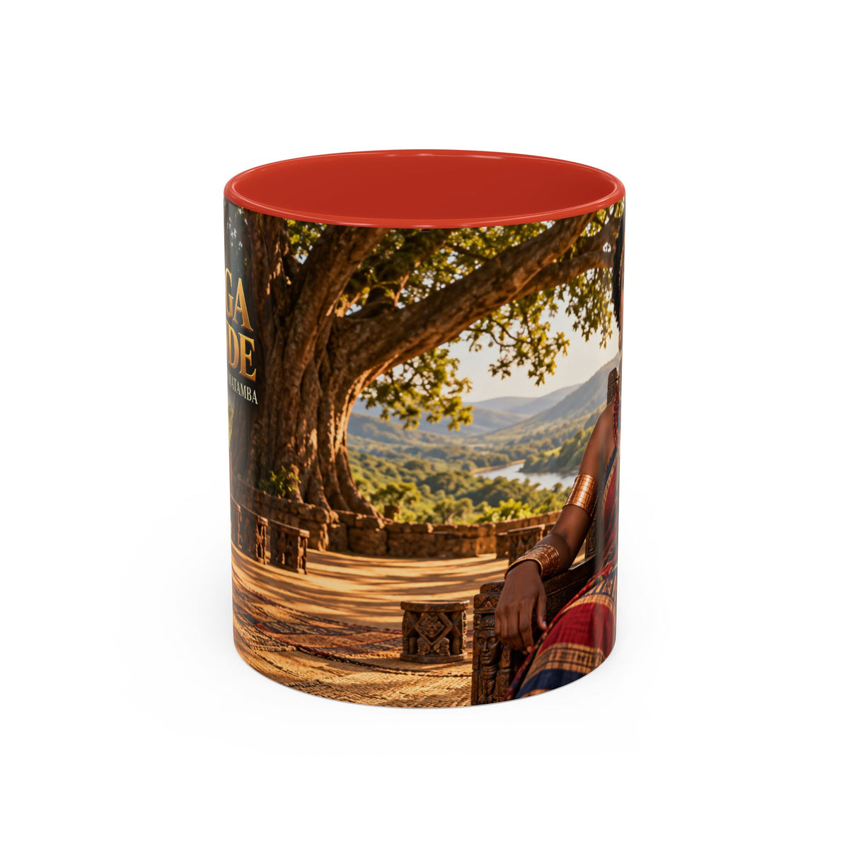 Queen Nzinga Coffee Mug | African Queen Art | Warrior Queens Collection