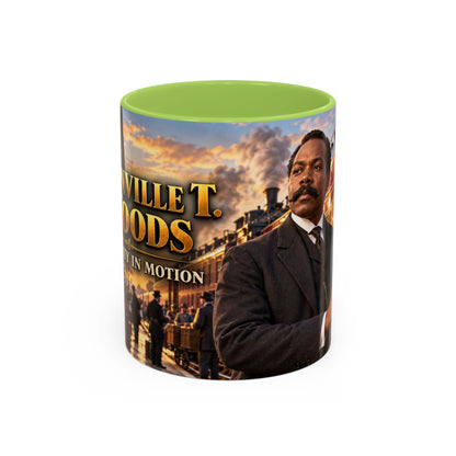 Granville T. Woods Coffee Mug | Ingenuity in Motion | Black Inventor Gift