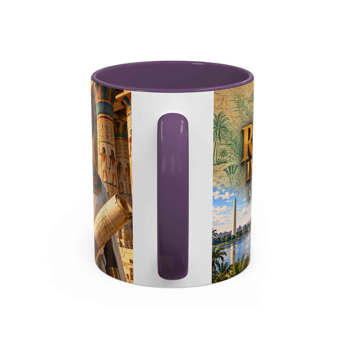 Rooted in Kemet Coffee Mug | A Legacy in Stone | Dollar Bill Symbolism