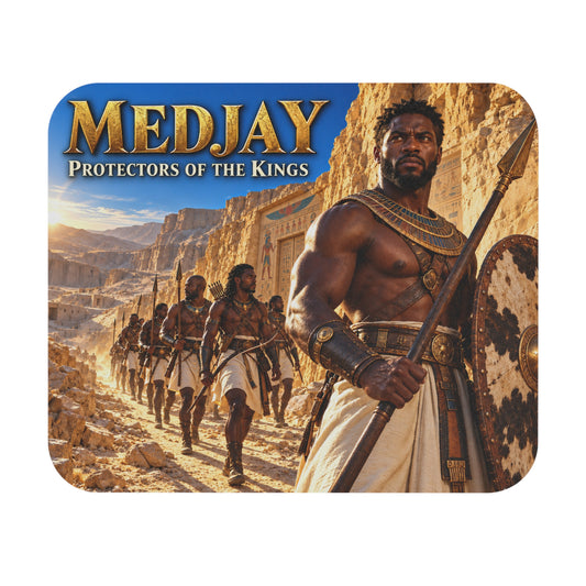 Medjay Mouse Pad | Protectors of the Kings | African Warrior Desk Decor