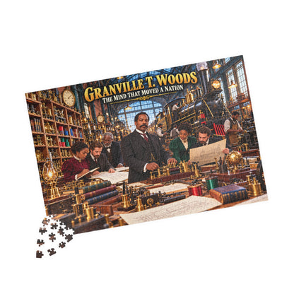 Granville T. Woods Jigsaw Puzzle | The Mind That Moved a Nation | Black Inventor Gift