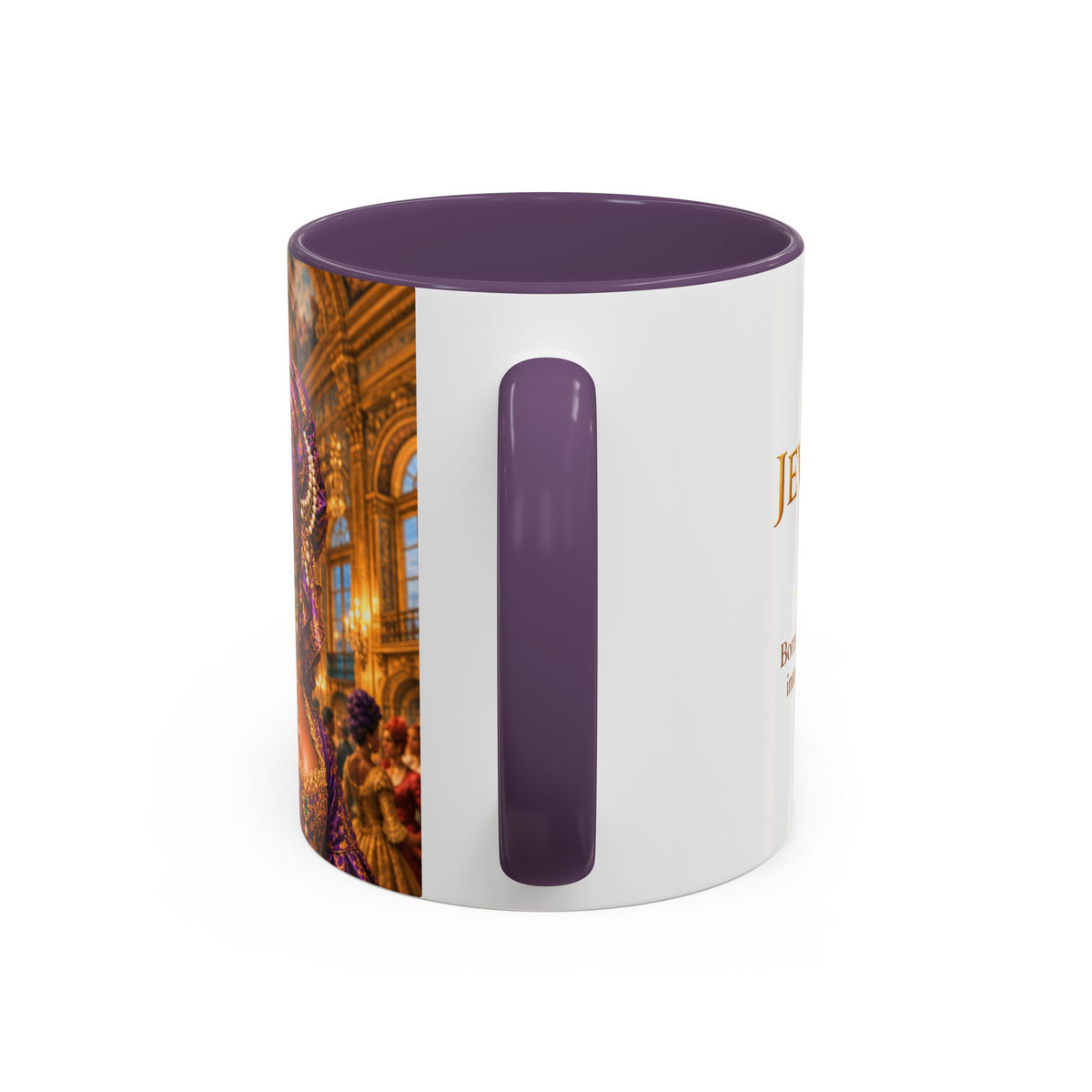 Regal Lady Portrait Coffee Mug – Elegant African Queen Art Accent Mug (11/15oz)