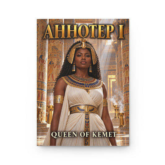 Queen Ahhotep I Hardcover Journal | Warrior Queens of Kemet | 150 Lined Pages