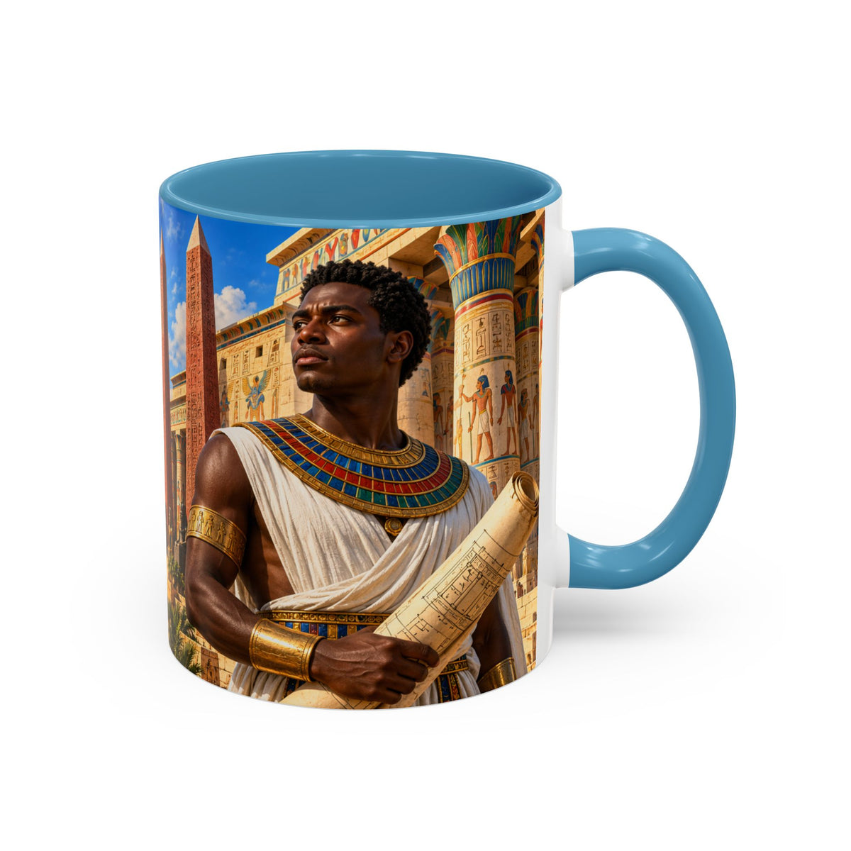Rooted in Kemet Coffee Mug | A Legacy in Stone | Dollar Bill Symbolism