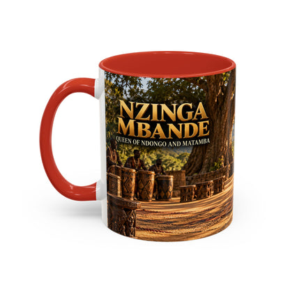 Queen Nzinga Coffee Mug | African Queen Art | Warrior Queens Collection