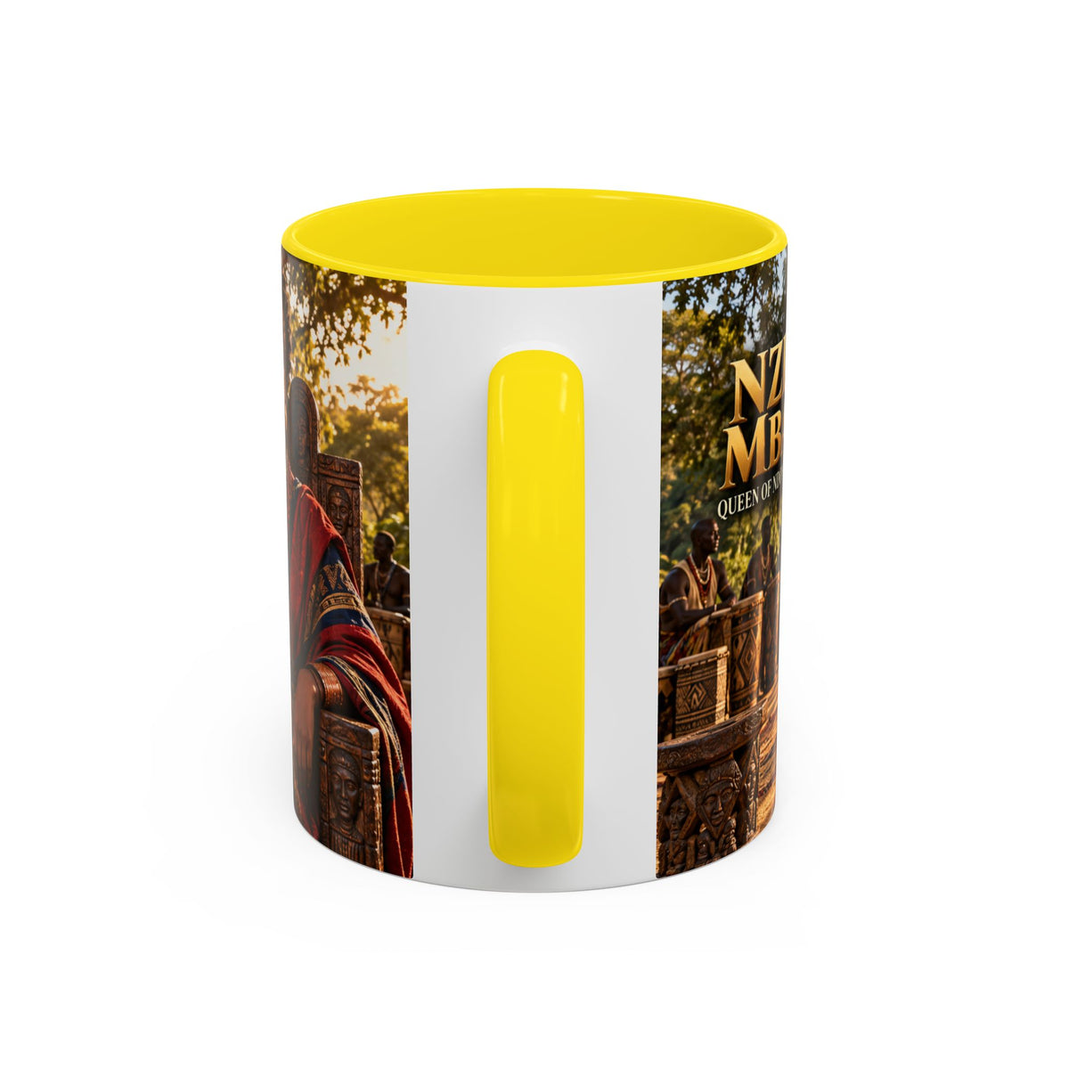 Queen Nzinga Coffee Mug | African Queen Art | Warrior Queens Collection