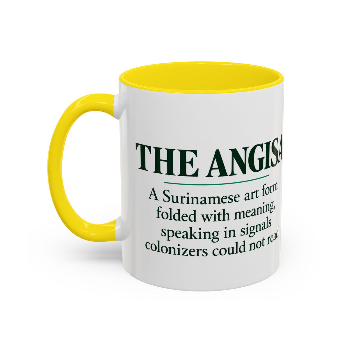 The Angisa Coffee Mug | Folded with Meaning | Tignon Law Collectio