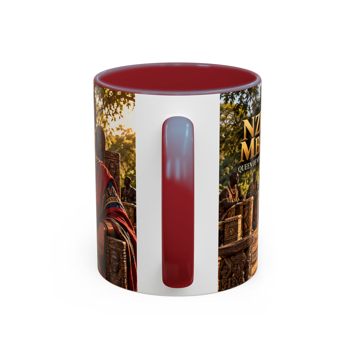 Queen Nzinga Coffee Mug | African Queen Art | Warrior Queens Collection