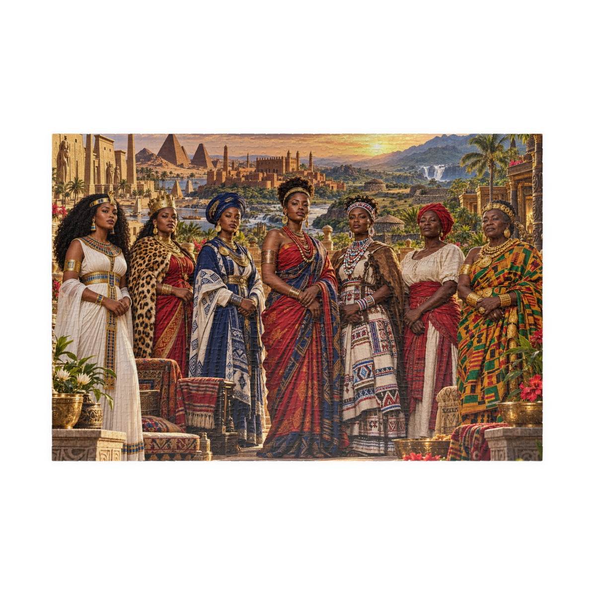 Warrior Queens Jigsaw Puzzle | Seven Queens, Unbreakable Spirit | 110–1014 Pieces
