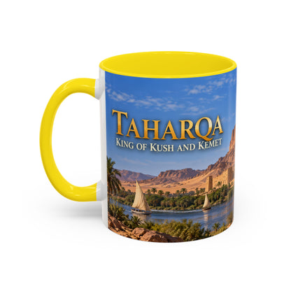 Taharqa Coffee Mug | King of Kush and Kemet | African History Mug