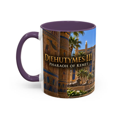 Djehutymes III Coffee Mug | Pharaoh of Kemet | African History Mug