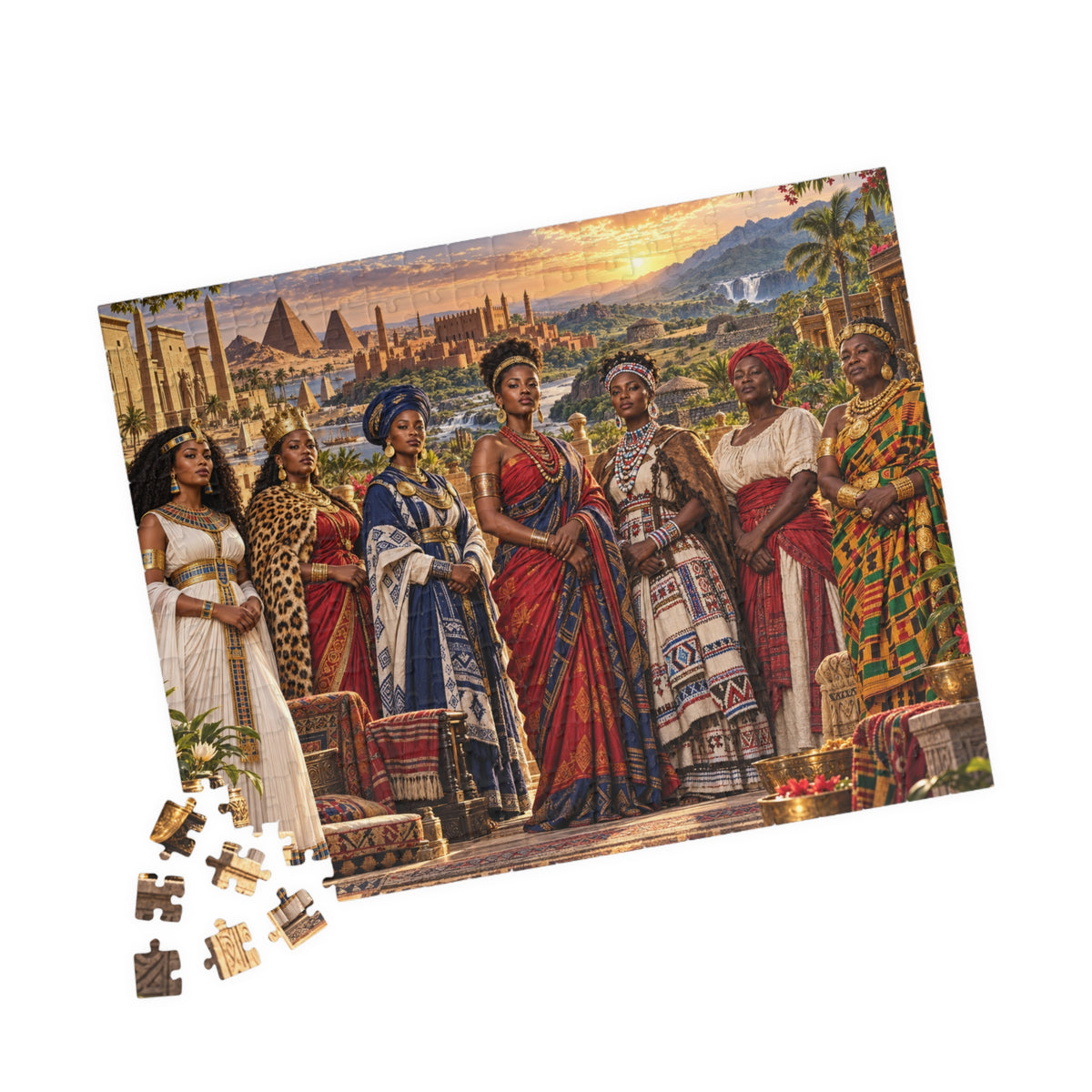 Warrior Queens Jigsaw Puzzle | Seven Queens, Unbreakable Spirit | 110–1014 Pieces