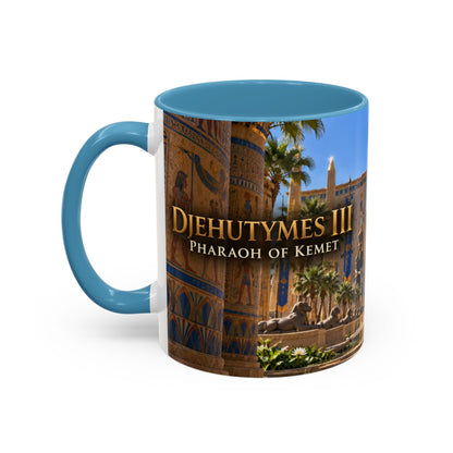 Djehutymes III Coffee Mug | Pharaoh of Kemet | African History Mug