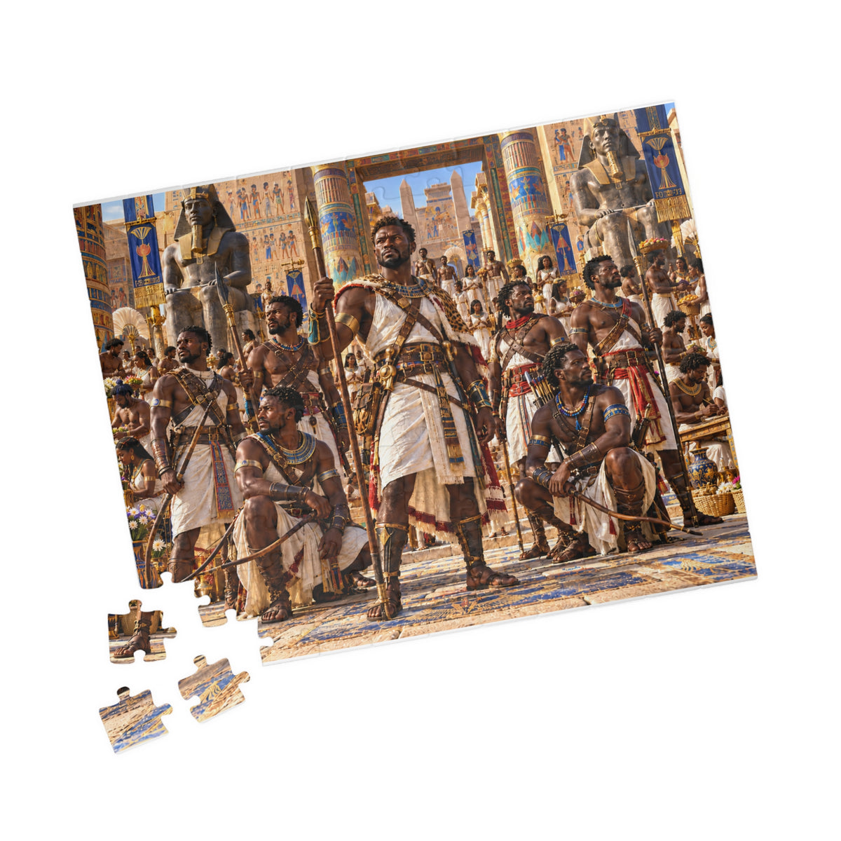 Medjay Guardians Jigsaw Puzzle | African Warrior Art | 110–1014 Pieces