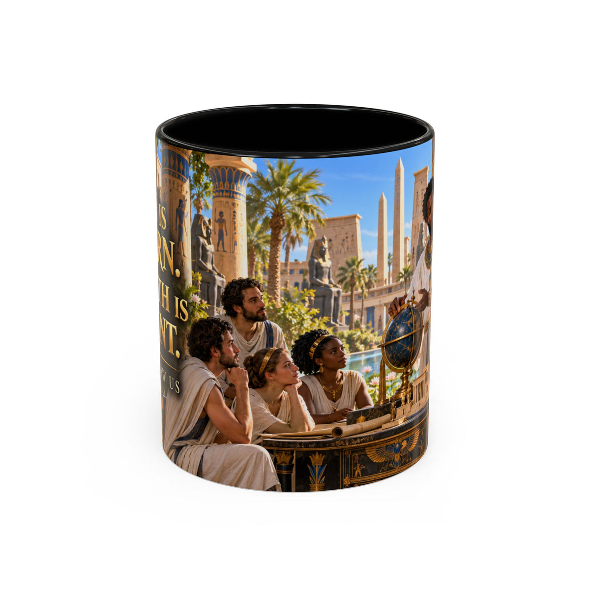 The Lie Is Modern. The Truth Is Ancient. — Kemetic Scholars Coffee Mug