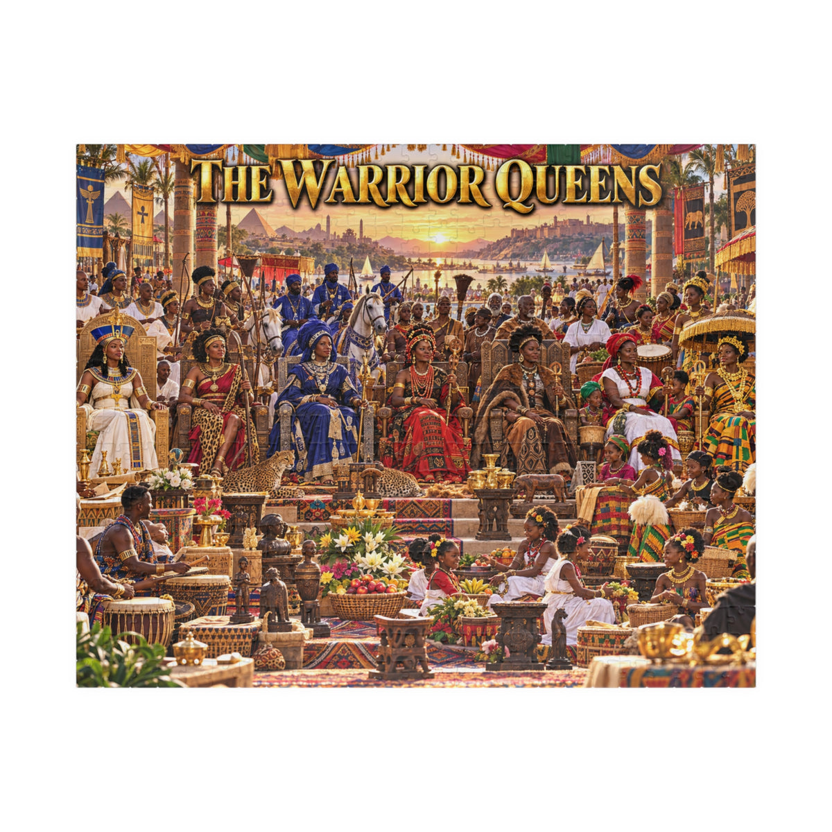 The Warrior Queens — Assembly of Queens Jigsaw Puzzle