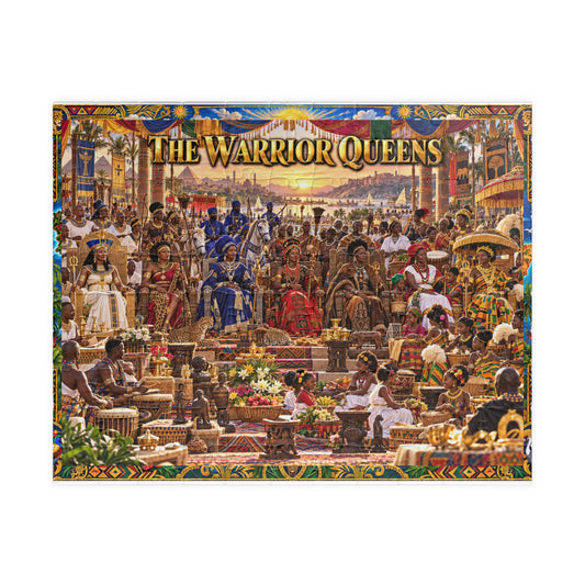Warrior Queens Royal Assembly Jigsaw Puzzle | Black Women & African Heritage | 110–1014 Pieces