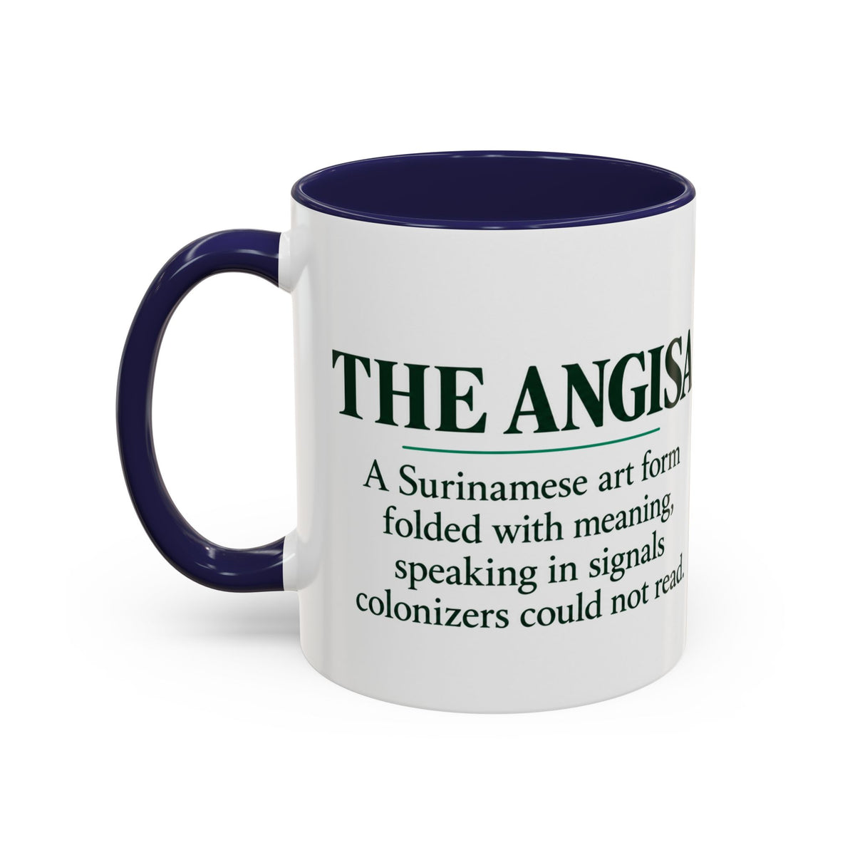 The Angisa Coffee Mug | Folded with Meaning | Tignon Law Collectio