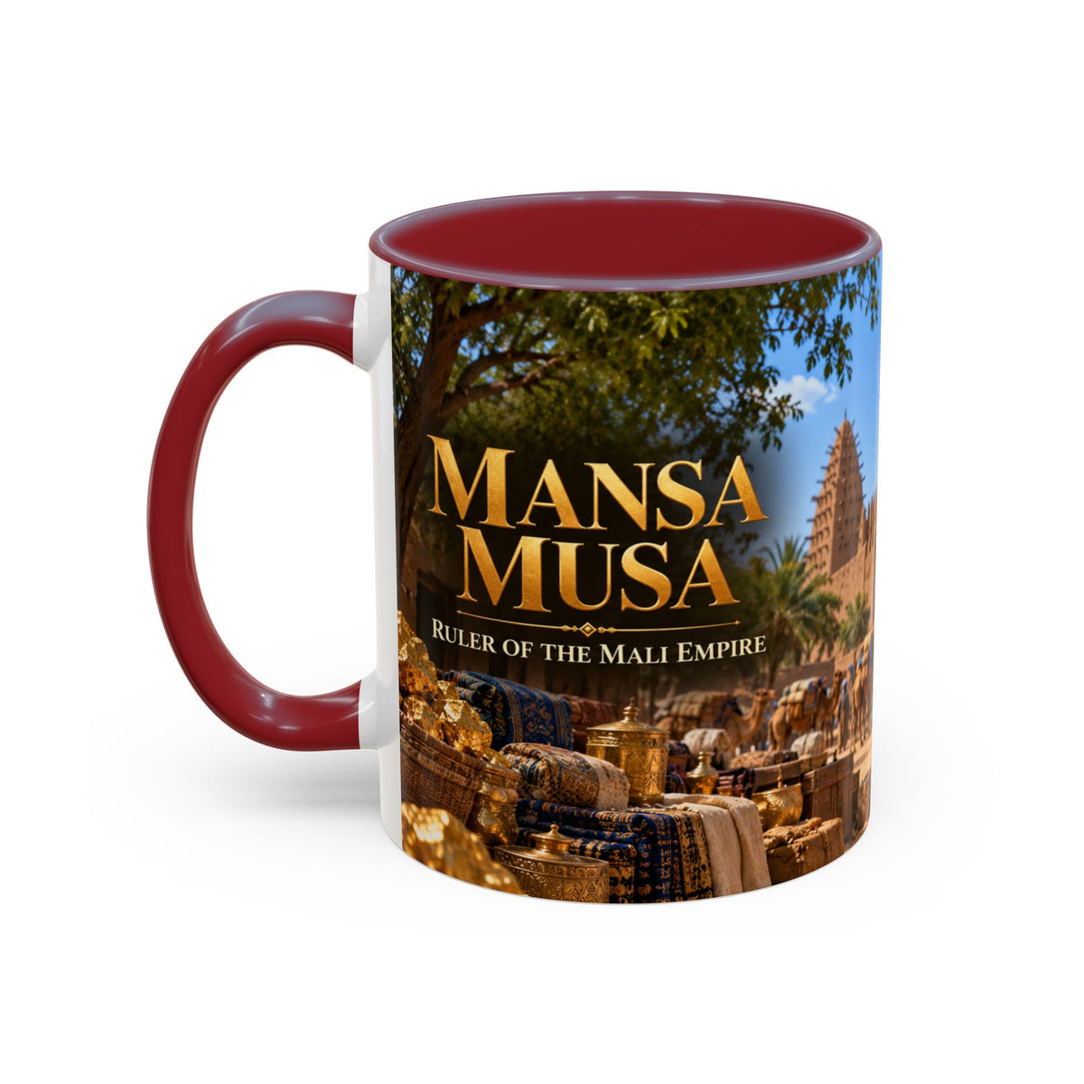 Mansa Musa Coffee Mug | Ruler of the Mali Empire | African History Mug