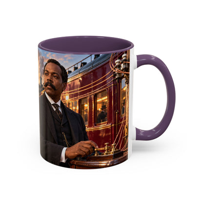 Granville T. Woods Coffee Mug | Ingenuity in Motion | Black Inventor Gift