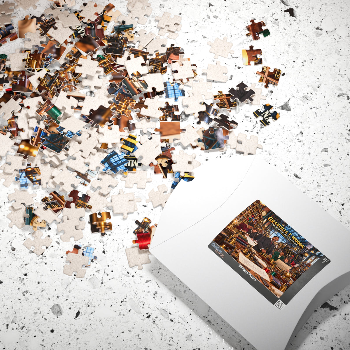 Granville T. Woods Jigsaw Puzzle | The Mind That Moved a Nation | Black Inventor Gift