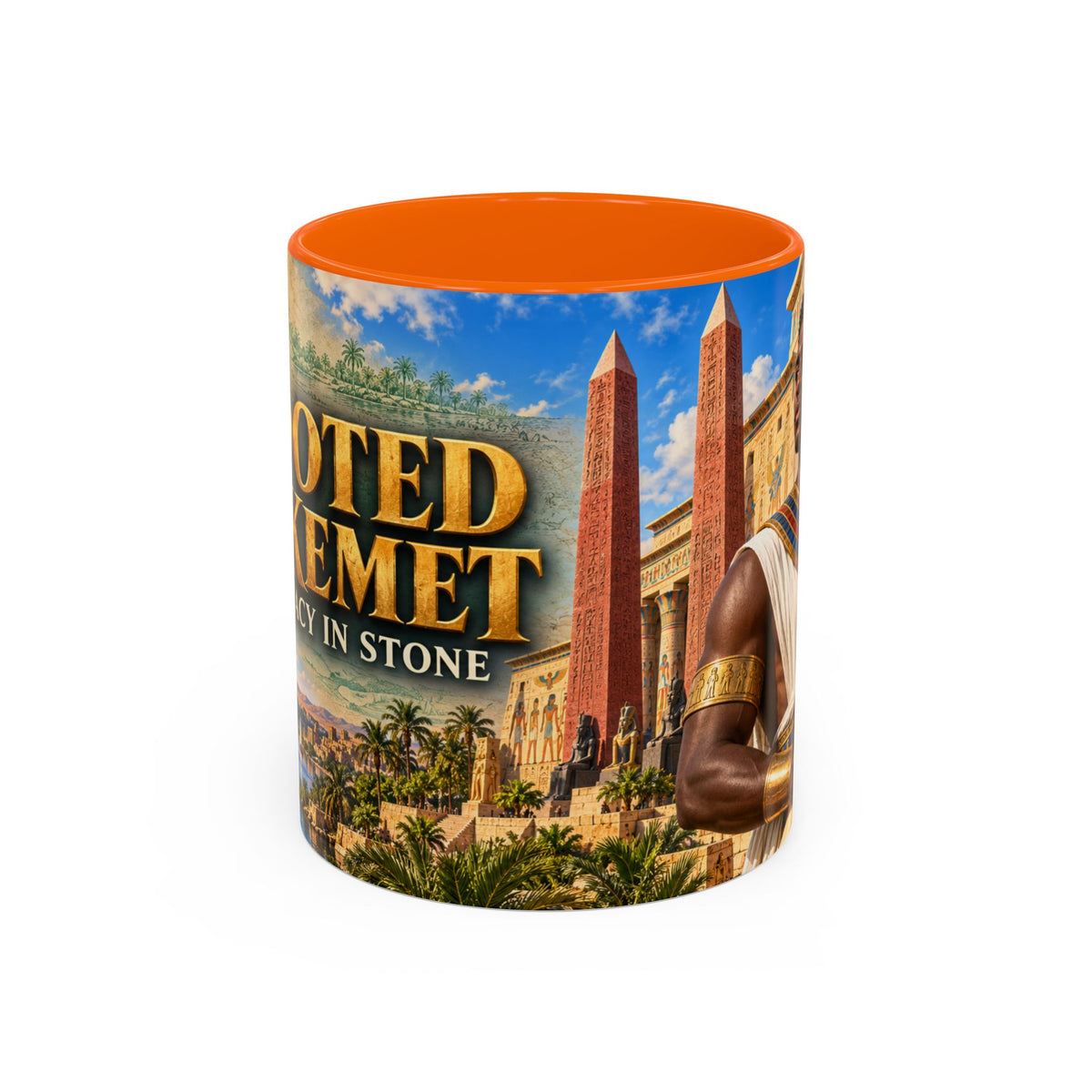 Rooted in Kemet Coffee Mug | A Legacy in Stone | Dollar Bill Symbolism