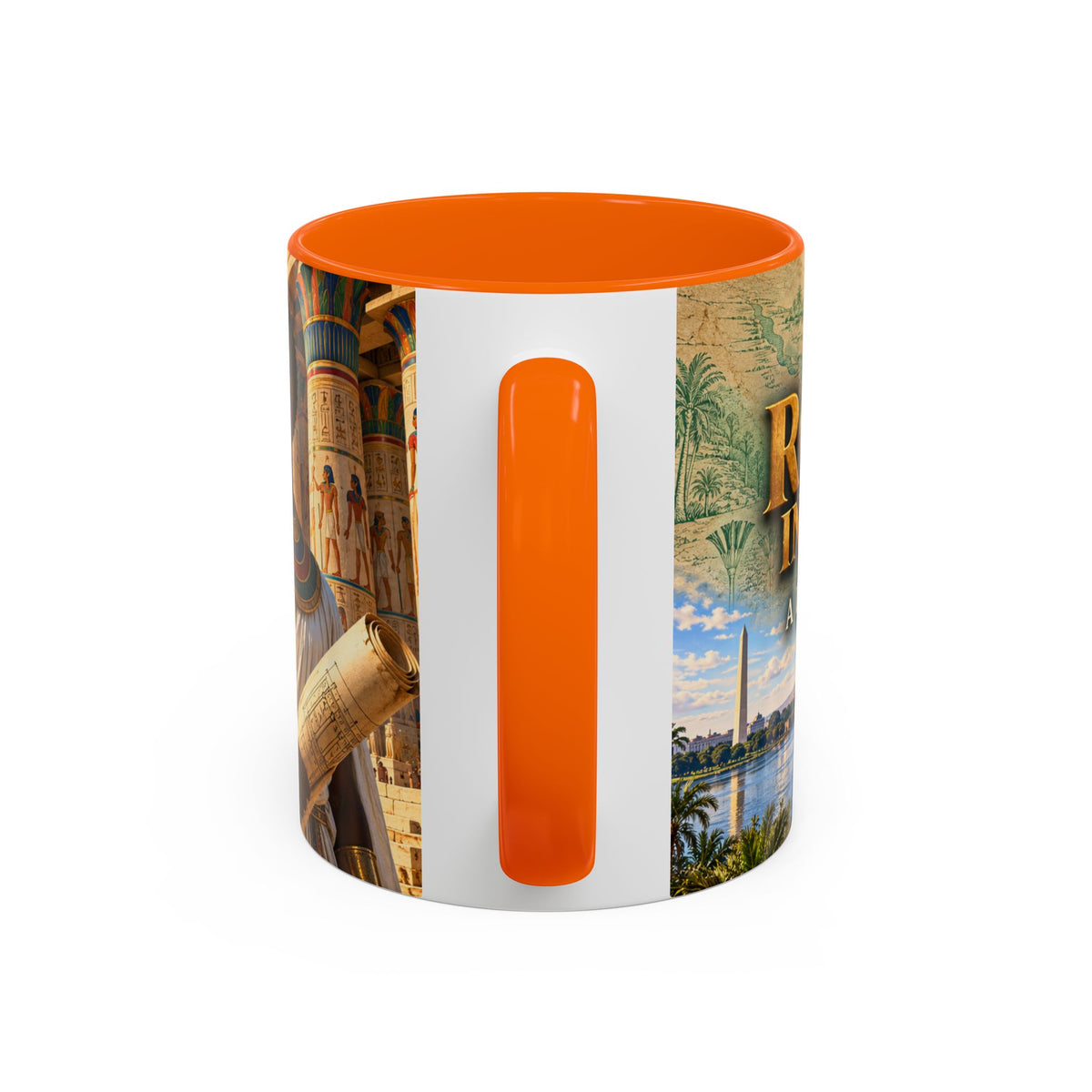 Rooted in Kemet Coffee Mug | A Legacy in Stone | Dollar Bill Symbolism