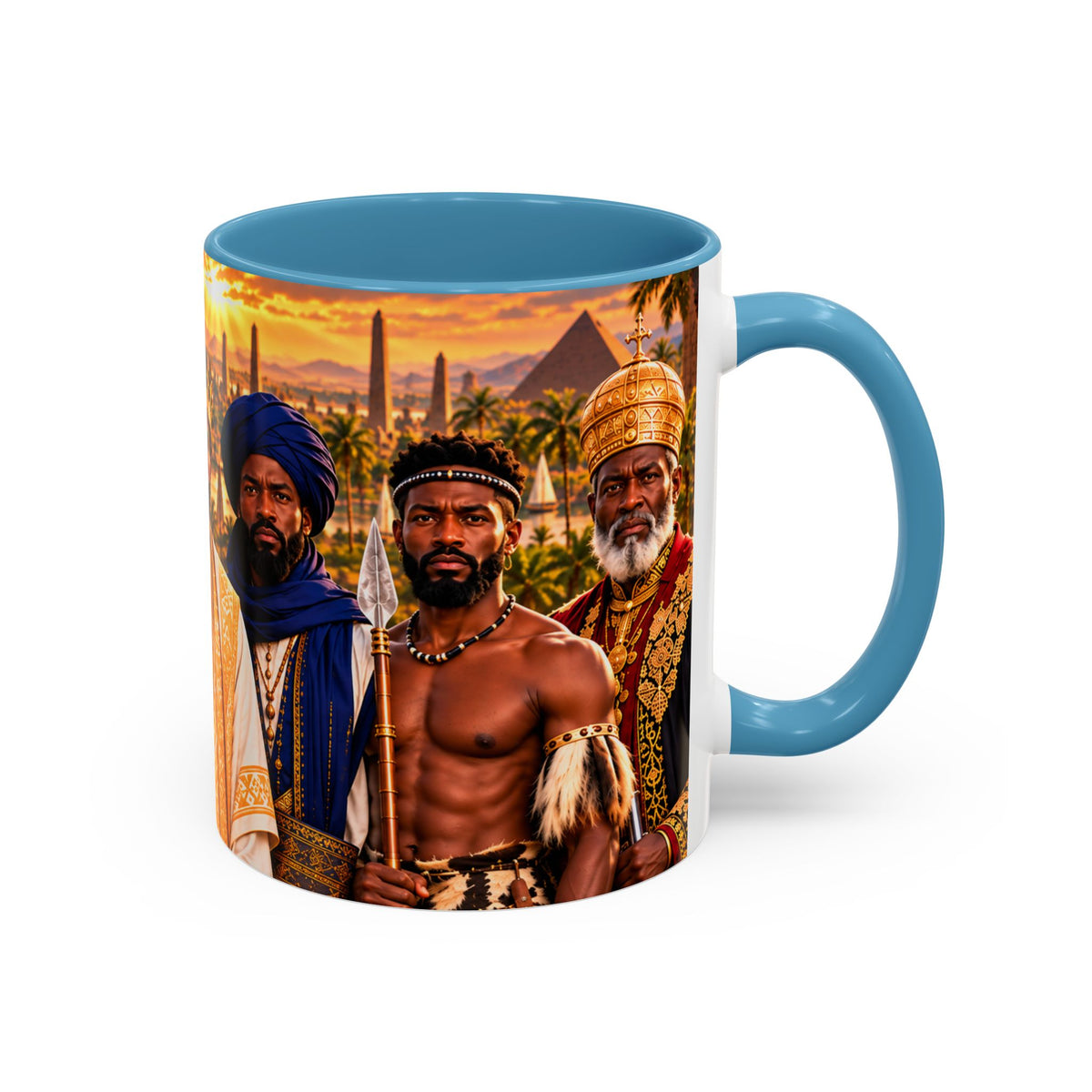 The Warrior Kings Coffee Mug | Wealth. Wisdom. Power. | African History Gift