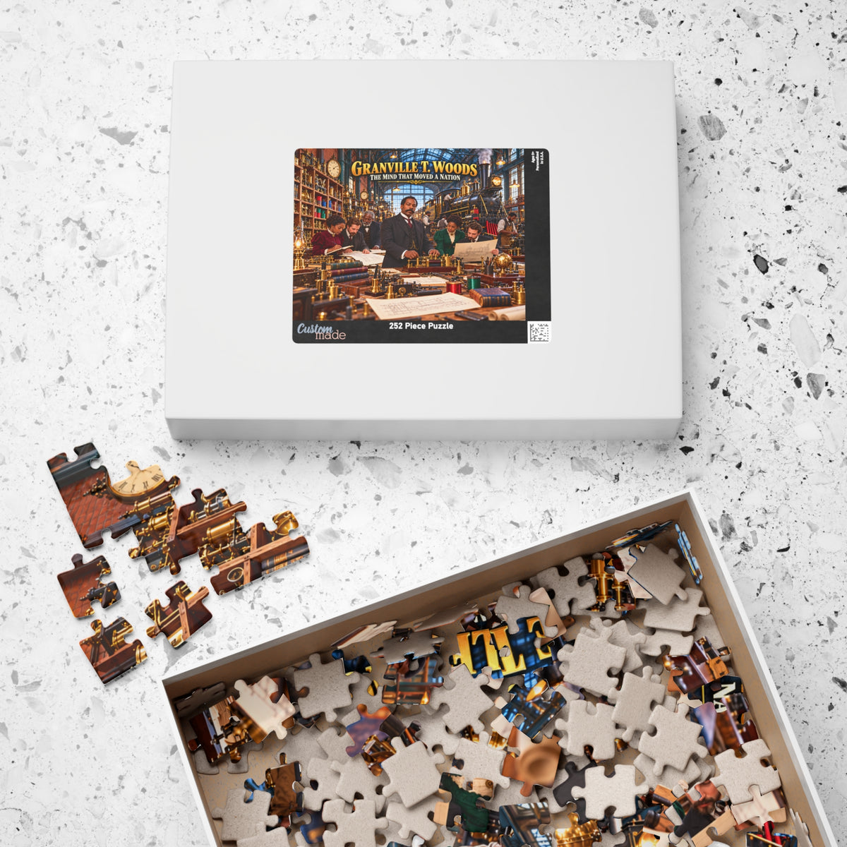 Granville T. Woods Jigsaw Puzzle | The Mind That Moved a Nation | Black Inventor Gift