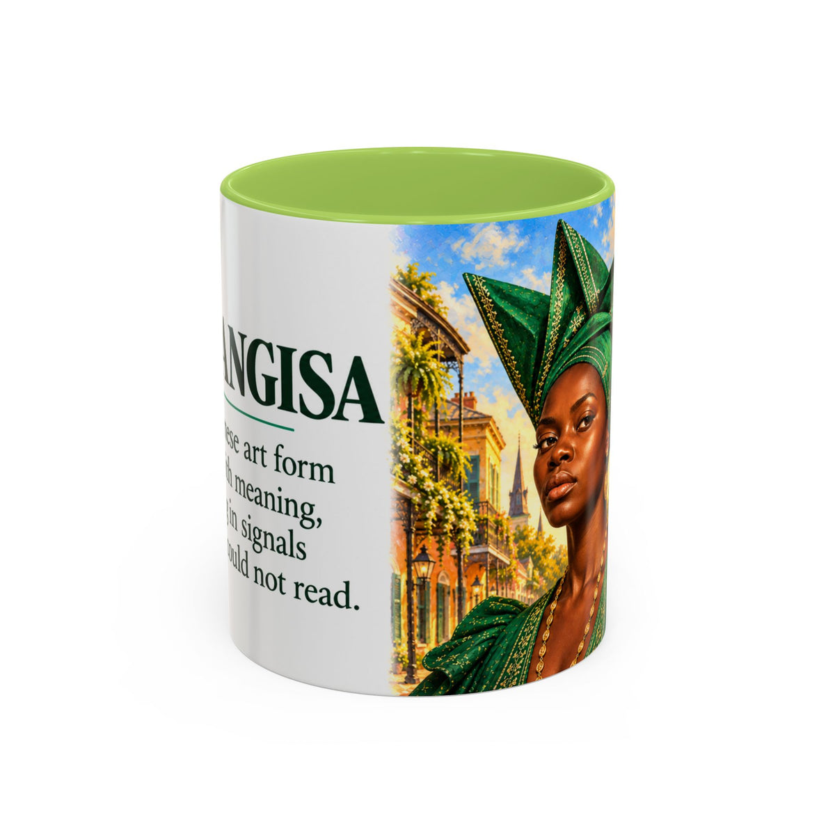 The Angisa Coffee Mug | Folded with Meaning | Tignon Law Collectio