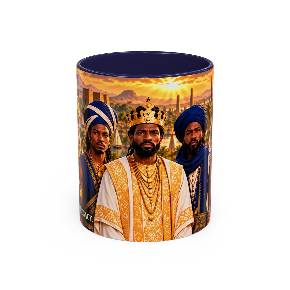 The Warrior Kings Coffee Mug | Wealth. Wisdom. Power. | African History Gift