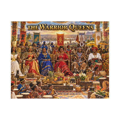 The Warrior Queens 500-Piece Jigsaw Puzzle | Seven Queens | Black History Gift