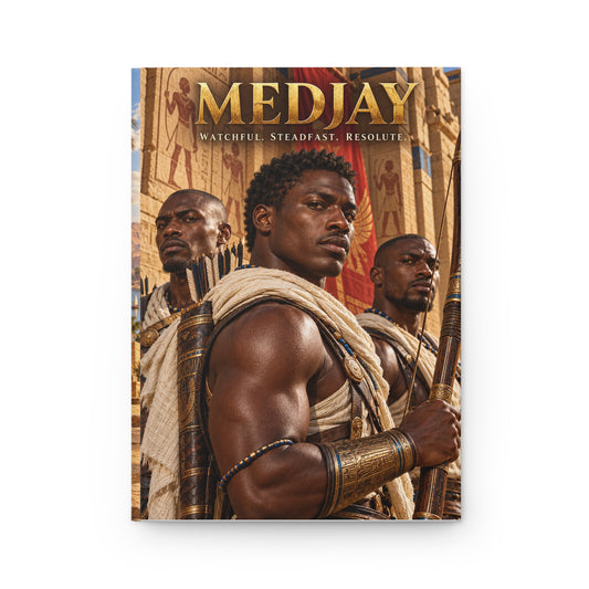 Medjay Warrior Journal | Watchful, Steadfast, Resolute | African Heritage Notebook