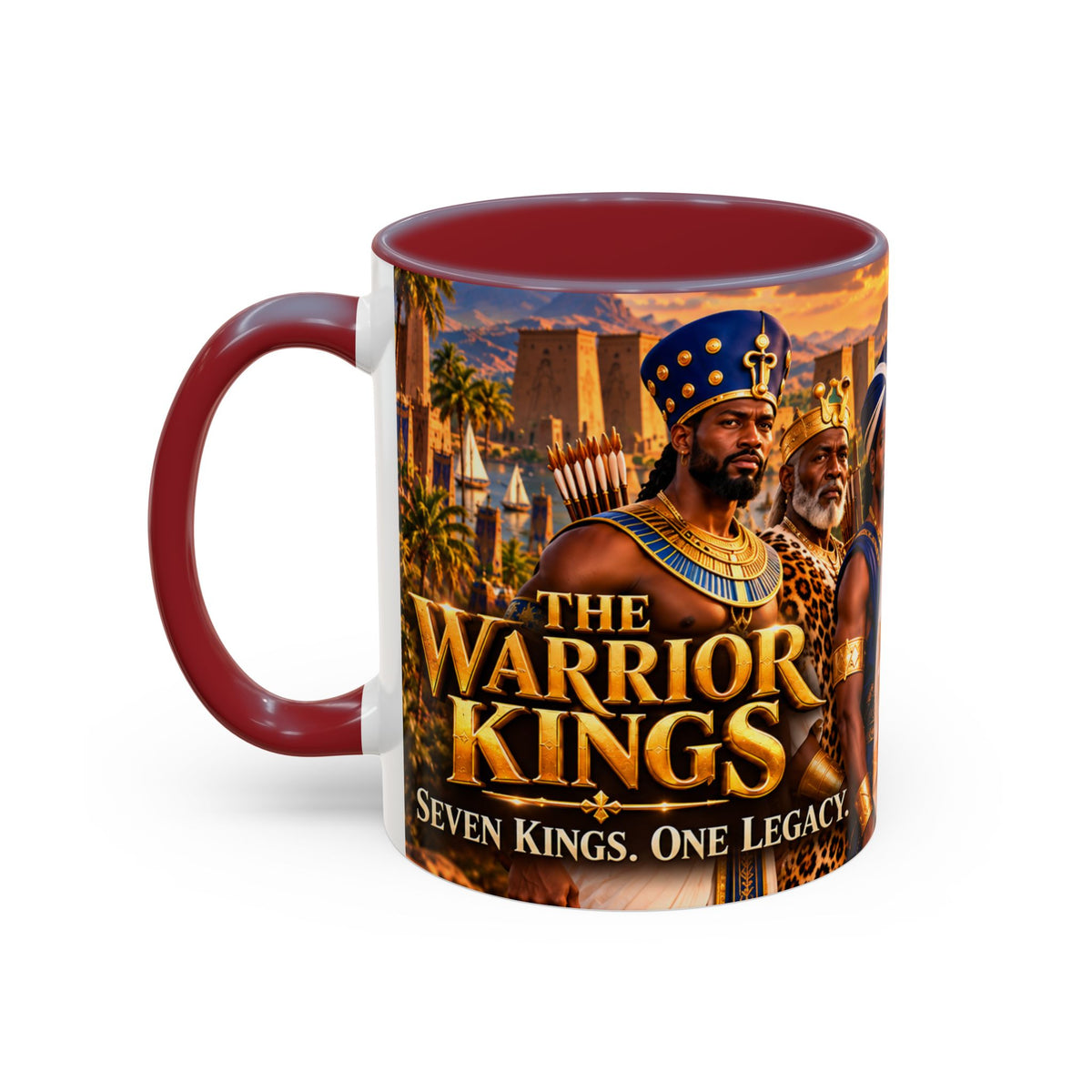 The Warrior Kings Coffee Mug | Seven Kings. One Legacy. | African History Gift