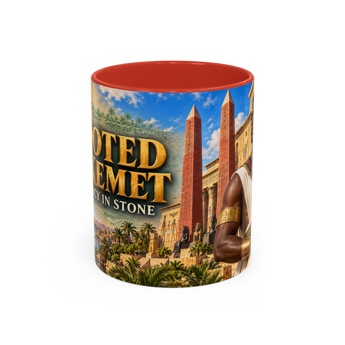 Rooted in Kemet Coffee Mug | A Legacy in Stone | Dollar Bill Symbolism