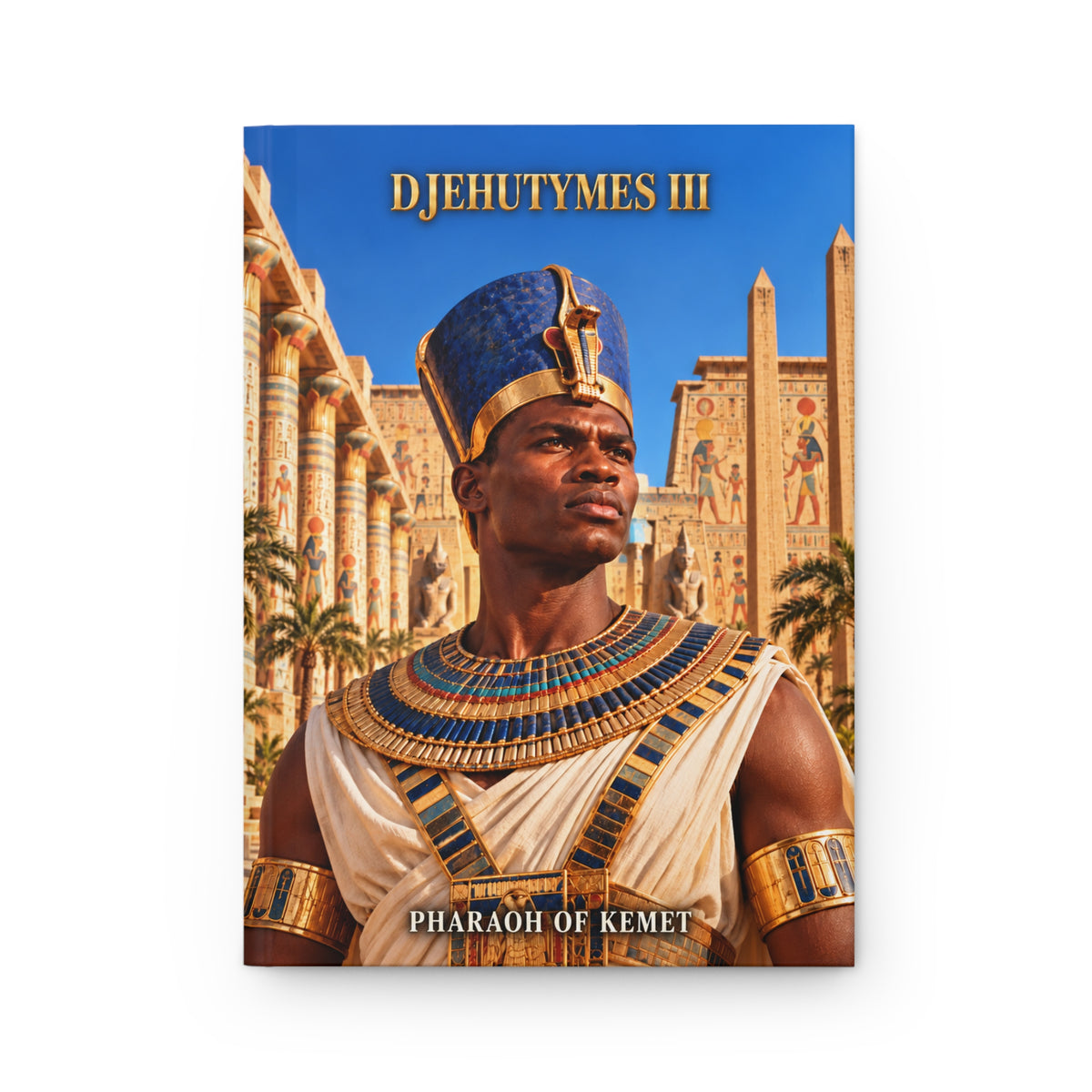 Djehutymes III Hardcover Journal | Pharaoh of Kemet | African History Journal