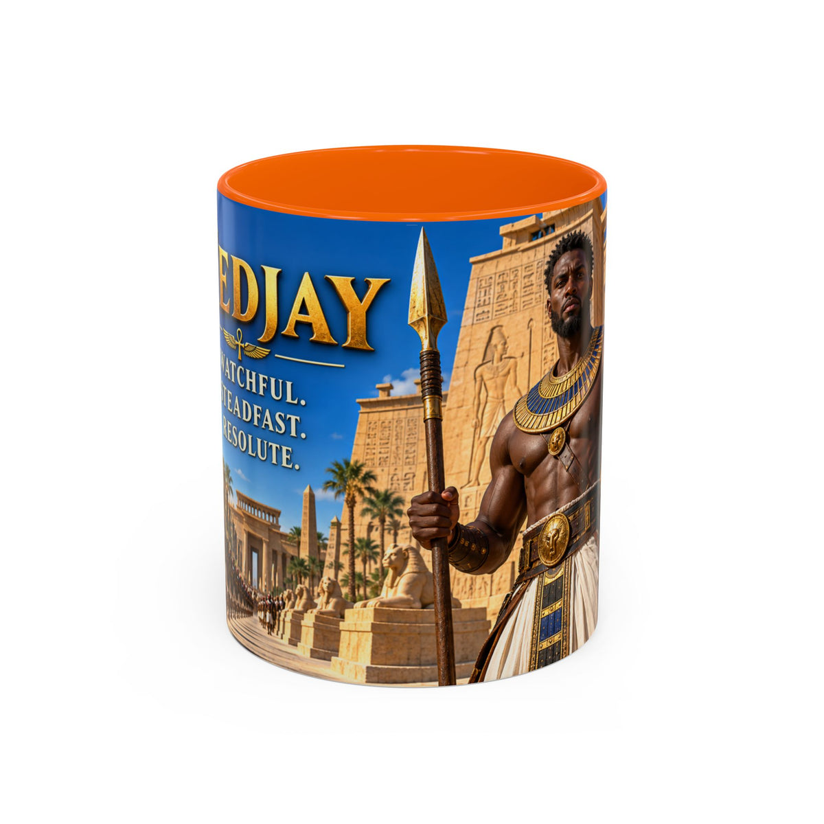 Medjay Warrior Coffee Mug | Watchful, Steadfast, Resolute | 11oz & 15oz