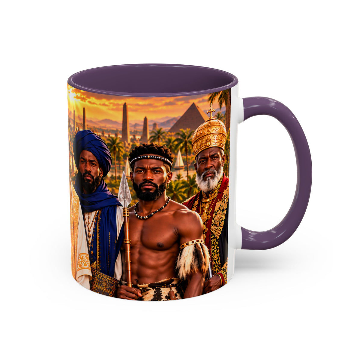 The Warrior Kings Coffee Mug | Wealth. Wisdom. Power. | African History Gift