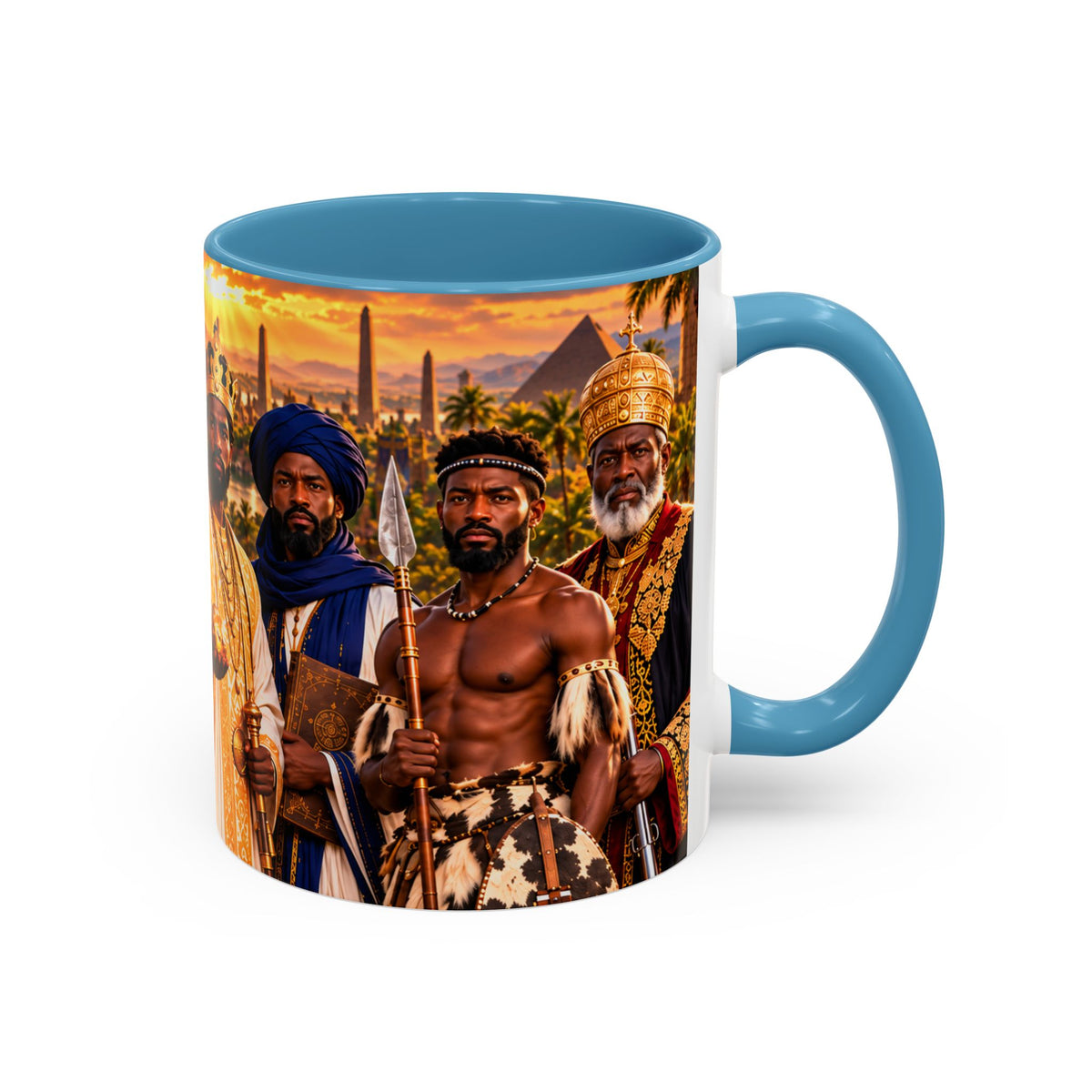 The Warrior Kings Coffee Mug | Seven Kings. One Legacy. | African History Gift