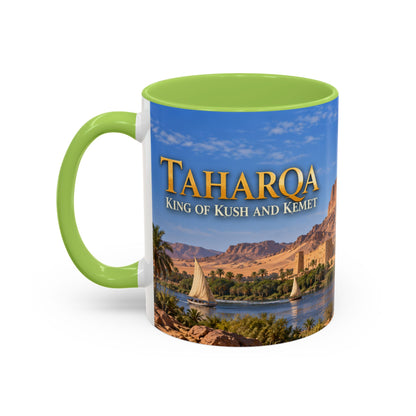 Taharqa Coffee Mug | King of Kush and Kemet | African History Mug